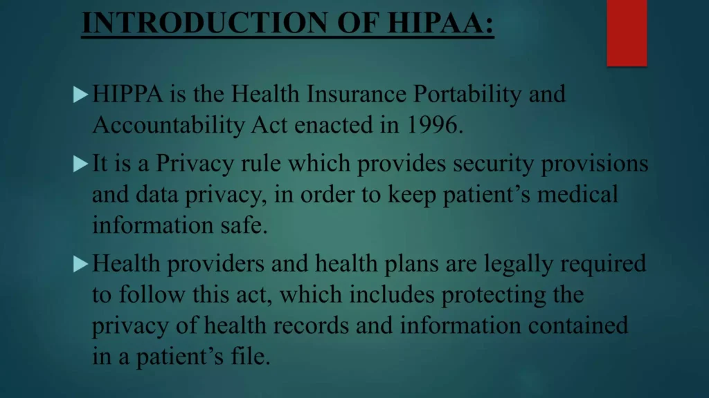 Key Benefits of the 1996 Health Insurance Portability Act